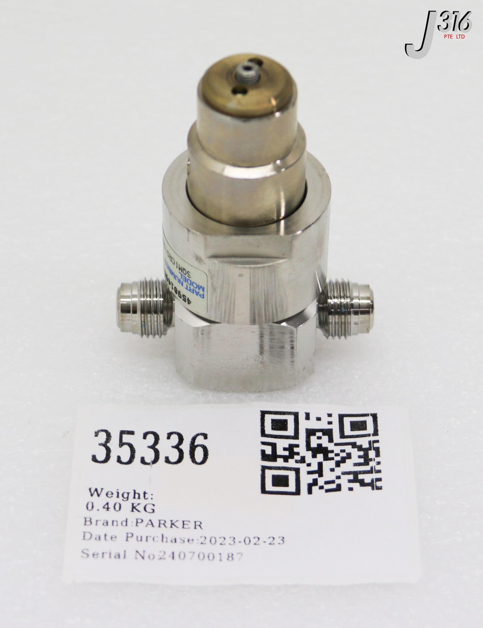 トップ 35336 PARKER VERIFLO PRESSURE REGULATORS, 45901490 (PARTS